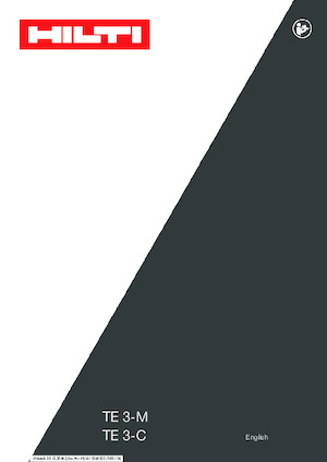 Vrtací kladiva Hilti TE 3-C