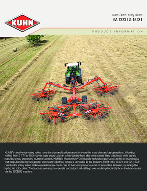 Rotační shrnovače Kuhn GA 15231 