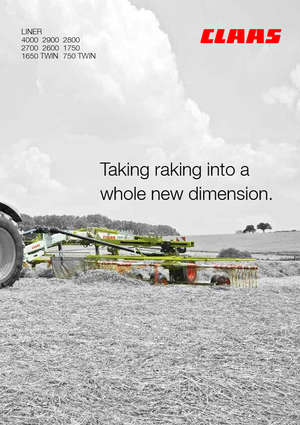 Rotační shrnovače Claas Liner 1750