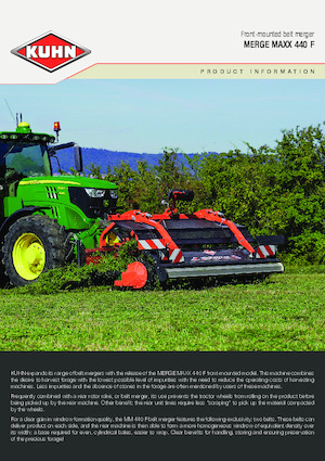 Rotační shrnovače Kuhn Merge Maxx 442 F 