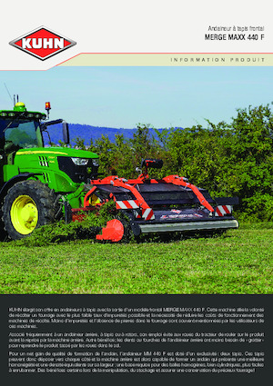 Rotační shrnovače Kuhn Merge Maxx 442 F 