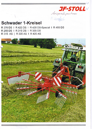 Rotační shrnovače JF-Stoll R 420 DS Special