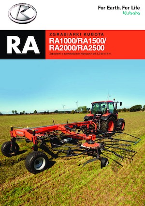 Rotační shrnovače Kubota RA2071T Evo (Plus)