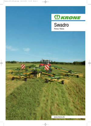 Rotační shrnovače Krone Swadro 800/26