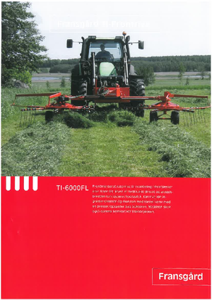 Rotační shrnovače Fransgard TI 6000 FL
