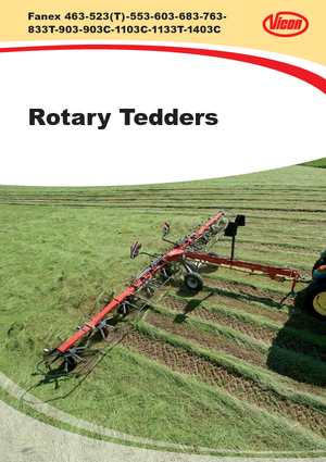 Rotační obraceče Vicon Fanex 763