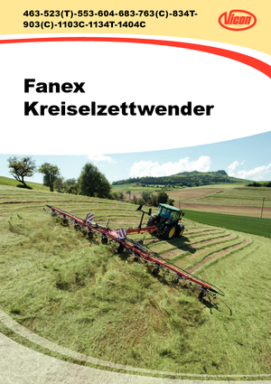 Rotační obraceče Vicon Fanex 604