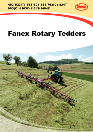 Rotační obraceče Vicon Fanex 604