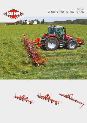 Rotační obraceče Kuhn GF 8700