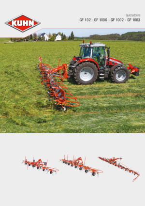 Rotační obraceče Kuhn GF 8700