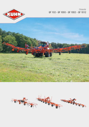 Rotační obraceče Kuhn GF 872