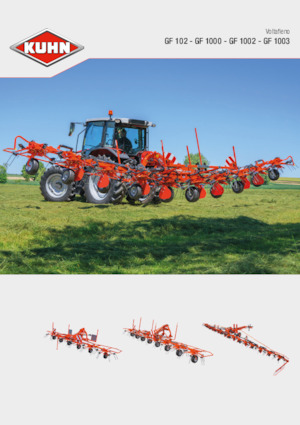 Rotační obraceče Kuhn GF 872