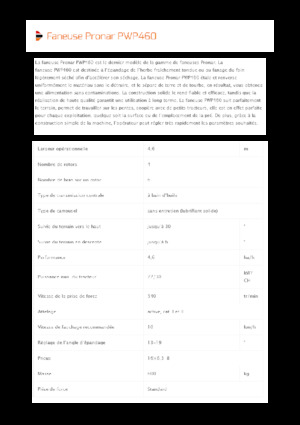 Rotační obraceče Pronar PWP 460