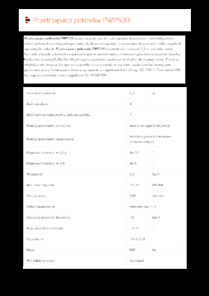 Rotační obraceče Pronar PWP 530