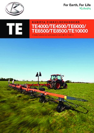 Rotační obraceče Kubota TE4555