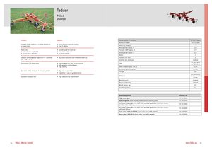 Rotační obraceče Fella TH 540 T Hydro