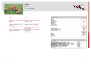 Rotační obraceče Fella TH 540 T Hydro