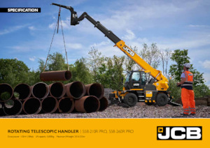 Teleskopické nakladače s horní konstrukcí JCB 558-260R PRO