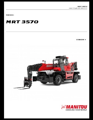 Teleskopické nakladače s horní konstrukcí Manitou MRT 3570-360 210 Y