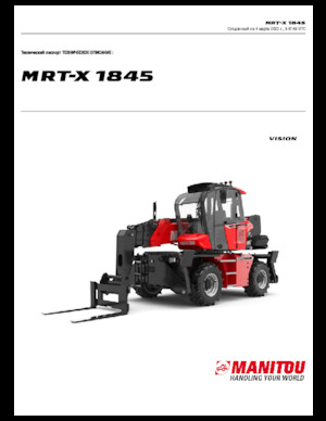 Teleskopické nakladače s horní konstrukcí Manitou MRT-X 1845