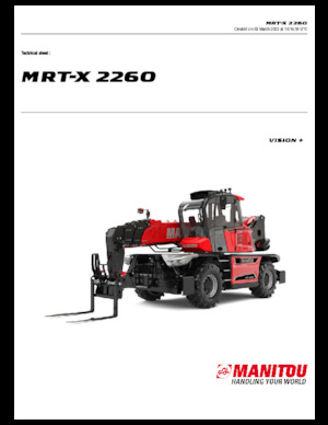 Teleskopické nakladače s horní konstrukcí Manitou MRT-X 2260