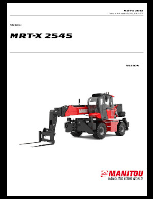 Teleskopické nakladače s horní konstrukcí Manitou MRT-X 2545