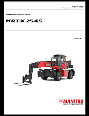 Teleskopické nakladače s horní konstrukcí Manitou MRT-X 2545