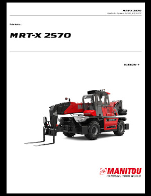 Teleskopické nakladače s horní konstrukcí Manitou MRT-X 2570