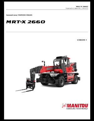 Teleskopické nakladače s horní konstrukcí Manitou MRT-X 2660
