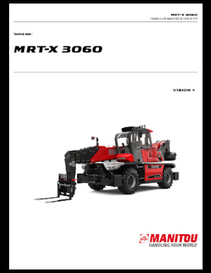 Teleskopické nakladače s horní konstrukcí Manitou MRT-X 3060