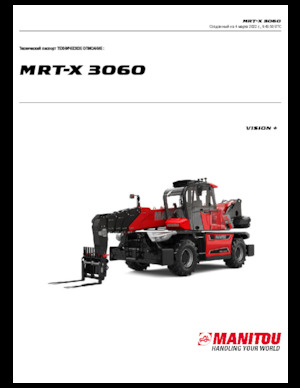 Teleskopické nakladače s horní konstrukcí Manitou MRT-X 3060