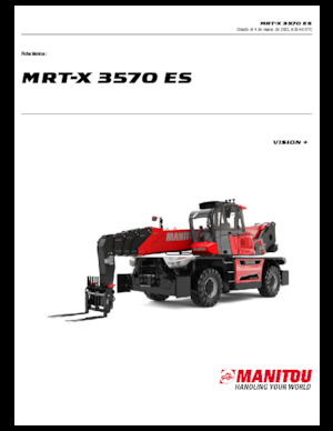 Teleskopické nakladače s horní konstrukcí Manitou MRT-X 3570 ES