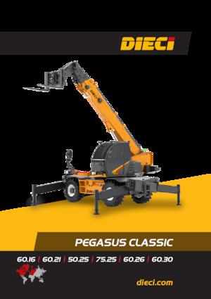 Teleskopické nakladače s horní konstrukcí Dieci Pegasus 60.26