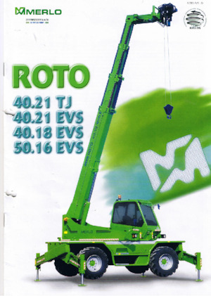Teleskopické nakladače s horní konstrukcí Merlo Roto 40.18 EVS