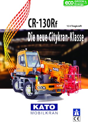 Jeřáby pro těžký terén Kato CR 130 Rf