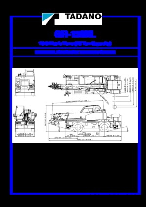 Jeřáby pro těžký terén Tadano GR-150XL-3