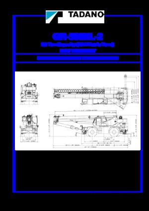 Jeřáby pro těžký terén Tadano GR-500XL