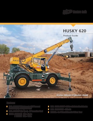 Jeřáby pro těžký terén Til HUSKY 620