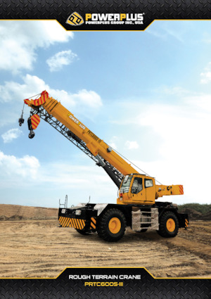 Jeřáby pro těžký terén PowerPlus PRTC600S-V