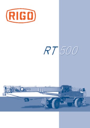 Jeřáby pro těžký terén RIGO RT 500