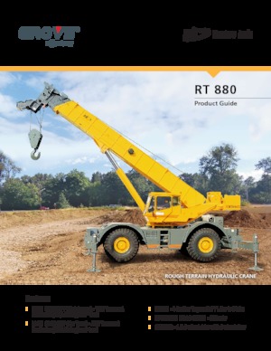 Jeřáby pro těžký terén Til RT 880