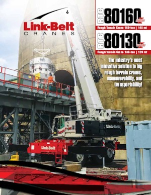 Jeřáby pro těžký terén Link-Belt RTC-80160 Series II