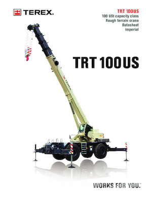 Jeřáby pro těžký terén TEREX CRANES TRT 100US