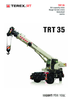Jeřáby pro těžký terén TEREX CRANES TRT 65
