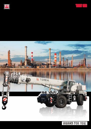 Jeřáby pro těžký terén TEREX CRANES TRT 80