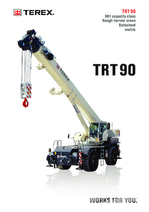 Jeřáby pro těžký terén TEREX CRANES TRT 90