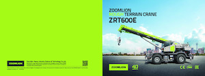 Jeřáby pro těžký terén Zoomlion ZRT600E