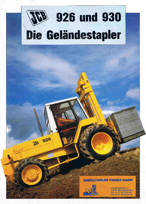 Terénní vysokozdvižné vozíky JCB 926-4