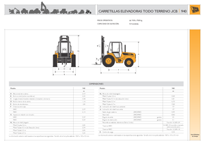 Terénní vysokozdvižné vozíky JCB 940-4