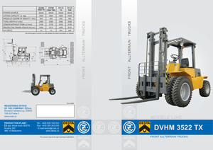 Terénní vysokozdvižné vozíky Desta DVHM 3522 TX